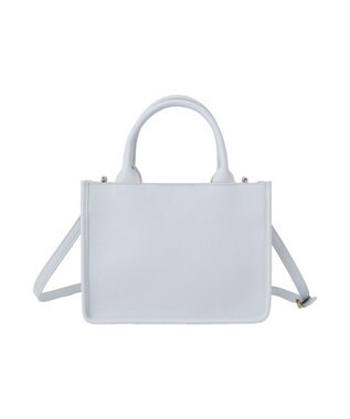 Maison de FLEUR パールビジューキルティングスクエアショルダー Light Blue