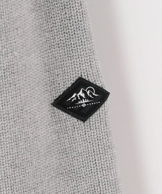 JOSEPH ABBOUD MOUNTAIN 【軽量/防風性】中綿キルトコンビ ニット ライトグレー系