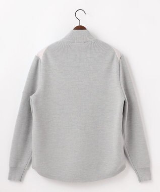 JOSEPH ABBOUD MOUNTAIN 【軽量/防風性】中綿キルトコンビ ニット ライトグレー系