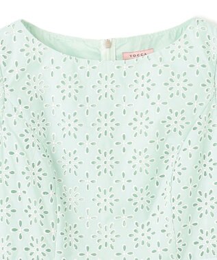 TOCCA 【00サイズあり・洗える・消臭】FLOWER STORM ドレス ミント系