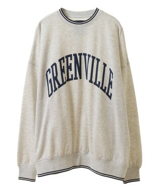 CRAFT STANDARD BOUTIQUE 【ユニセックス】裏毛プリントスウェット Oatmeal