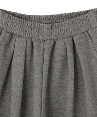 earth music&ecology イージーコクーンパンツ Dark Gray Mixture