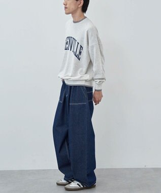 CRAFT STANDARD BOUTIQUE 【ユニセックス】裏毛プリントスウェット Oatmeal