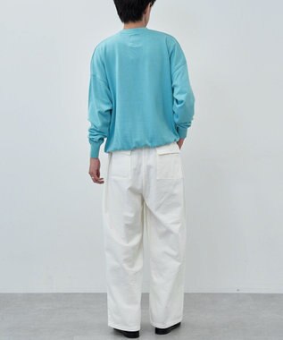CRAFT STANDARD BOUTIQUE 【ユニセックス】裏毛プリントスウェット Blue Green