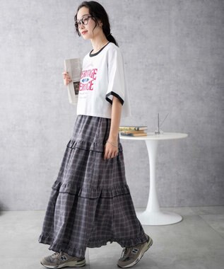 WEGO リンガーグラフィックショートT ホワイト