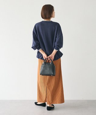 CRAFT STANDARD BOUTIQUE 【ユニセックス】裏毛プリントスウェット Navy