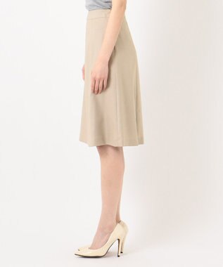 J.PRESS LADIES L 【洗える】OXIJEWELストレッチ スカート ベージュ系