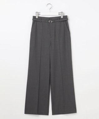 ANY SIS L ウーステッドエステル ワイドパンツ