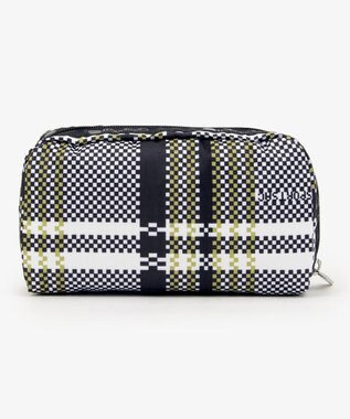 LeSportsac RECTANGULAR COSMETIC/ピクセルスクランブルチェック ピクセルスクランブルチェック