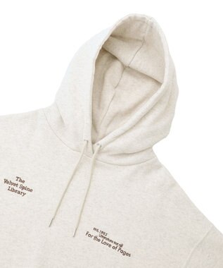 AMERICAN HOLIC 刺繍ロゴ裏起毛パーカー Light Gray Mixture