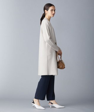 ICB ミルドウール ロングカーディガン トープ系