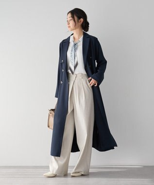 YECCA VECCA スカーフ付きブラウス Off White