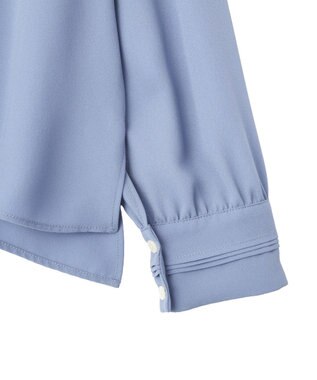 YECCA VECCA スカーフ付きブラウス Blue