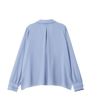 YECCA VECCA スカーフ付きブラウス Blue