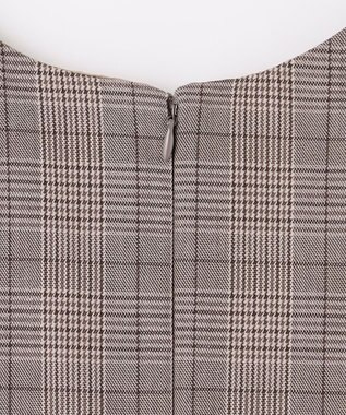 ANY KIDS メロディジャンパースカート ブラウン×チェック