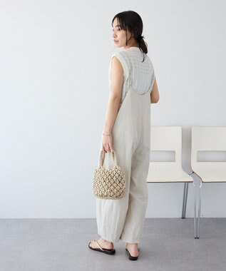 CRAFT STANDARD BOUTIQUE ナイロンサロペット Light Gray