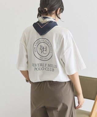AMERICAN HOLIC 【BEVERLY HILLS POLO CLUB】バックプリントTシャツ Off White