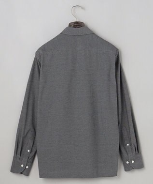 GOTAIRIKU あのBIZポロが 長袖に【仕事で着られる】キレイめ 鹿の子 ビズポロシャツ_ロング ライトグレー系