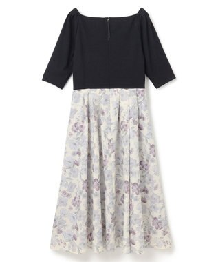 TOCCA 【ヨンア×大人百花×TOCCAコラボ】【洗える】BOTANICAL GARDEN PARTY ドレス ブラック×クリームイエロー