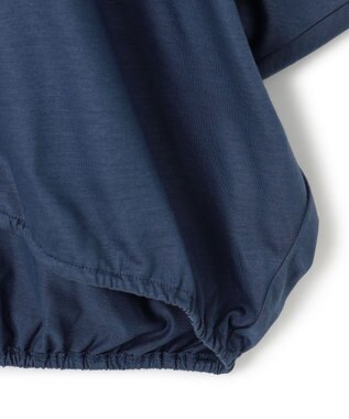 ICB L 【接触冷感・速乾・洗える】Ly.Coハイゲージ ドルマンスリーブプルオーバー ブルーグレー系