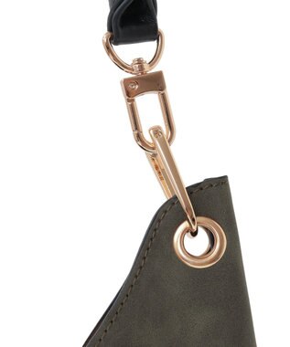 YECCA VECCA チャーム付き2wayショルダーバッグ Brown