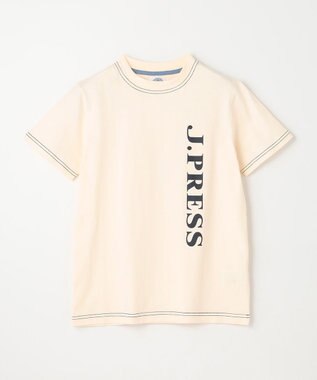 J.PRESS KIDS 【140-170㎝】ブランドロゴ 半袖Tシャツ アイボリー系