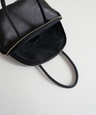 TIDEWAY MOSS グリッド ボストンバッグ S ブラック