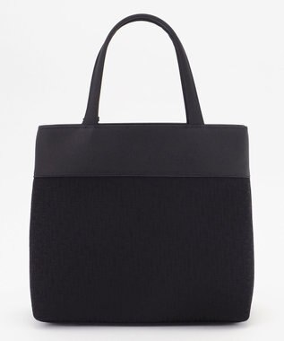 自由区 FORMAL 【日本製】米沢織 あおり式トート ブラック系