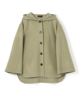 JOSEPH ウーループ　フーディーコート Moss