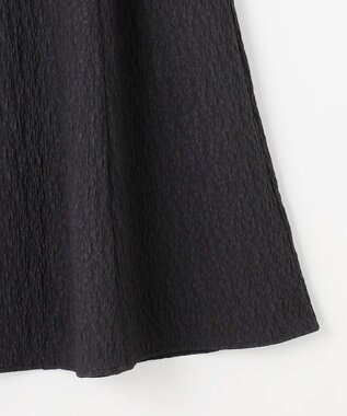 ANY SIS ジャカードフレア スカート ブラック