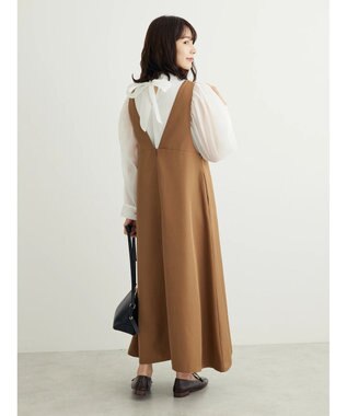 Green Parks ・ＥＬＥＮＣＡＲＥ　ＤＵＥ　バックリボンブラウス Off White