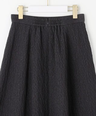 ANY SIS ジャカードフレア スカート ブラック