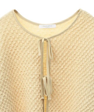 Green Parks ポコポコショート丈カーディガン Lime Green