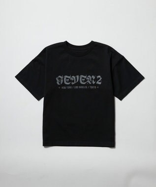 OP／FILA 【SEVEN2】バックプリントTシャツ ブラック