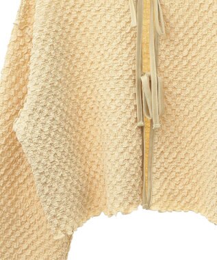 Green Parks ポコポコショート丈カーディガン Lime Green