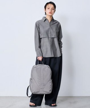 MioFIRANO SILSILHOUETTE C001 バックパック リュック はっ水 A4サイズ対応 GREIGE