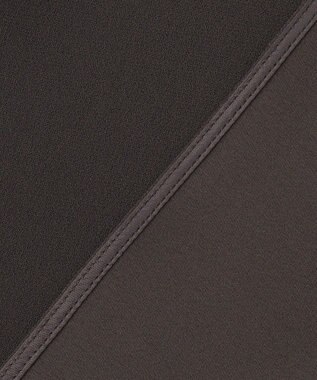 23区 ストレッチジョーゼット スキッパー ブラウス ダークブラウン系