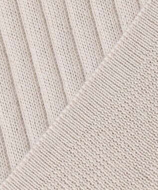 23区 【洗える】ウーステッドウール Vネック ニット ライトベージュ系