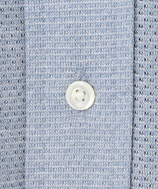 J.PRESS MEN ポロシャツのような快適な着心地【吸水速乾 / ストレッチ / 消臭 / ノンアイロン】エレスポジャージー ドレスシャツ / B.D. サックスブルー系