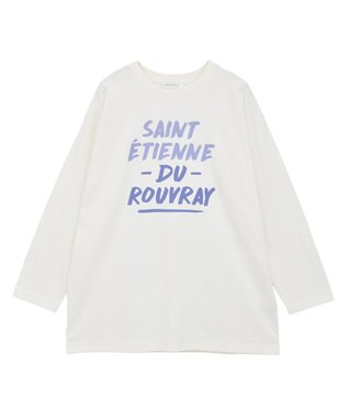 AMERICAN HOLIC 手書き風ロゴロングTシャツ Off White