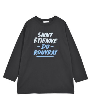 AMERICAN HOLIC 手書き風ロゴロングTシャツ Black