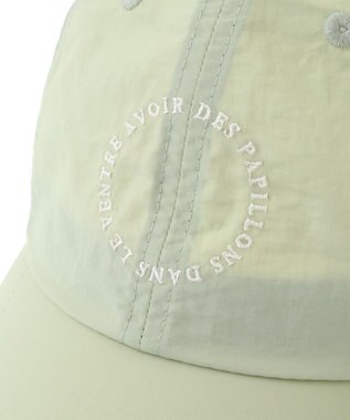 Green Parks ｅｖｅｒｙ　ｗａｌｋ．ナイロンロゴキャップ Light Khaki