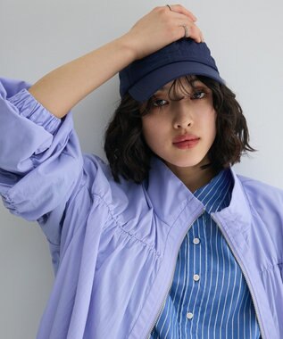 Green Parks ｅｖｅｒｙ　ｗａｌｋ．ナイロンロゴキャップ Navy