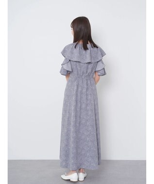 earth music&ecology ２ＷＡＹ　フリルスリーブワンピース Sax