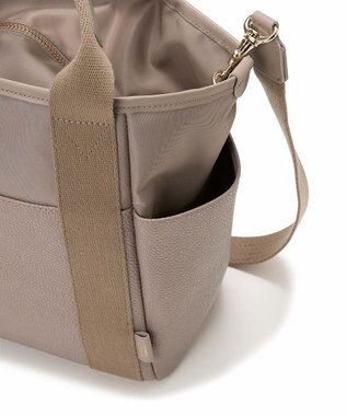 TOPKAPI 【Breath TOPKAPI】【TOPKAPI × 藤本美貴さんコラボ】スコッチグレイン 6ポケット 2way トートバッグ M/マザーズバッグ/撥水 ミルクティ