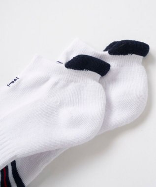 FILA GOLF／marie claire 【FILA GOLF】スニーカー丈ソックス ホワイト