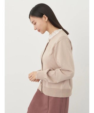 earth music&ecology いろいろ釦クルーネックカーディガン Beige