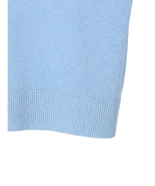 earth music&ecology ミニブークレＶネックベスト Blue