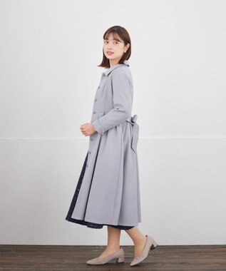 Tiaclasse 【新色追加】ステンカラードレスコート ネイビー