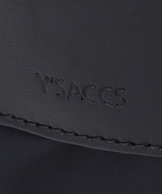 Y'SACCS 【ナイロンタフタ×リサイクルレザー】デイリーポシェット ブラック